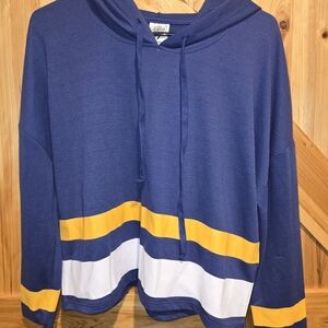 Self Esteem Navy Hooded Shirt